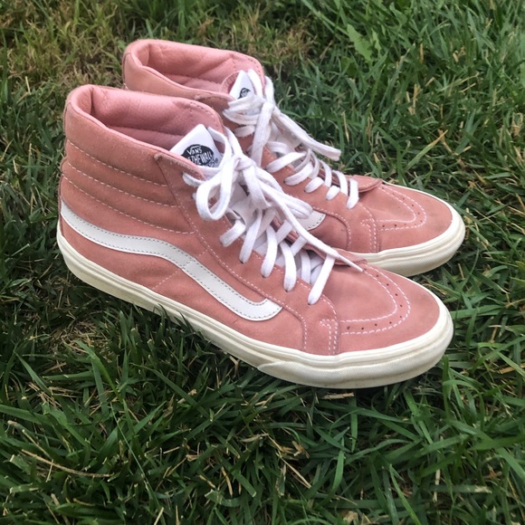 Vans Shoes - Pink high top Vans